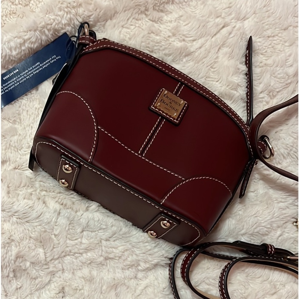 DOONEY & BOURKE MAROON SHOULDER BAG